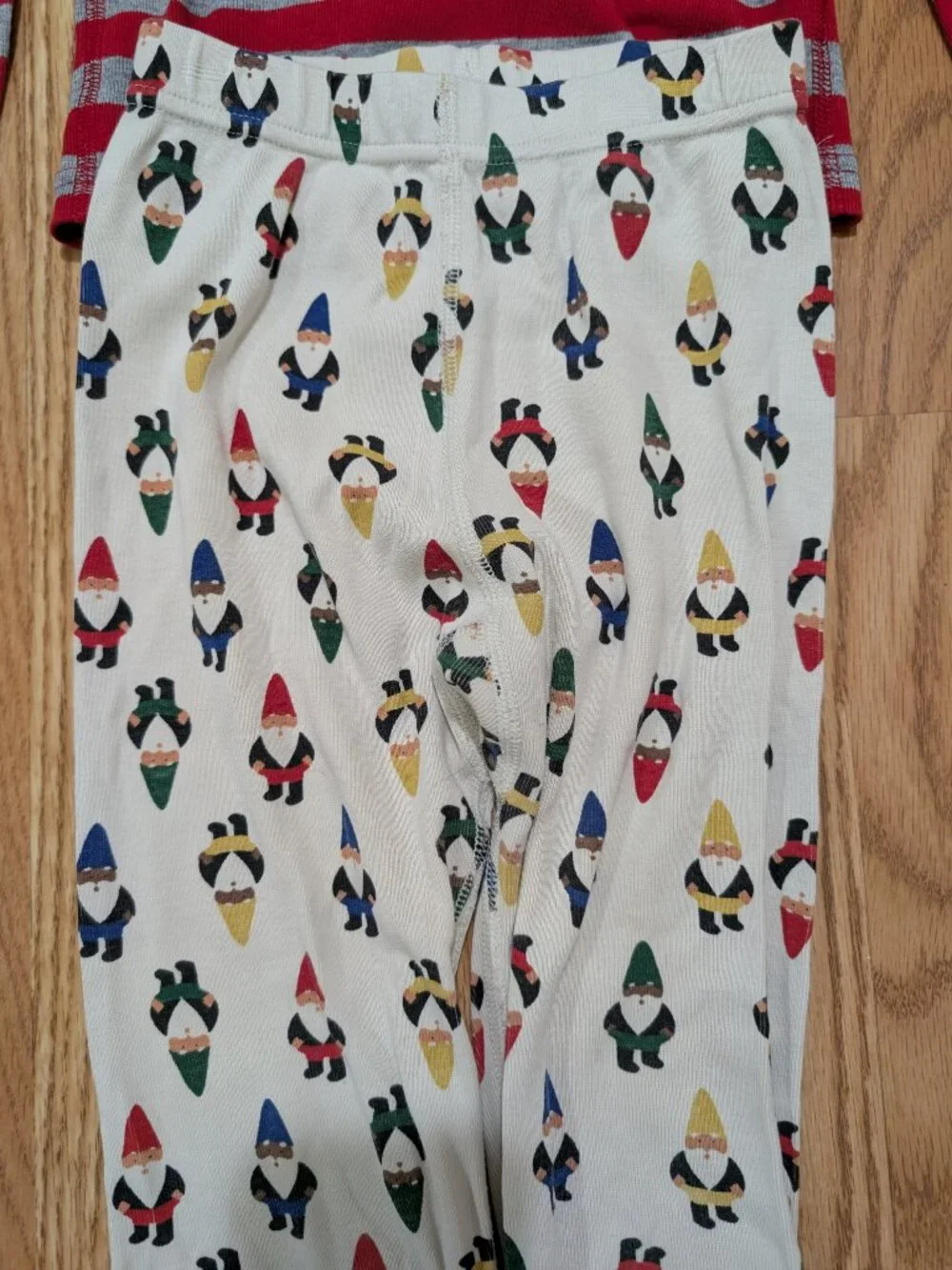 Hanna Andersson Long John Pajamas Gnomes Stripes 110 5 Organic Cotton